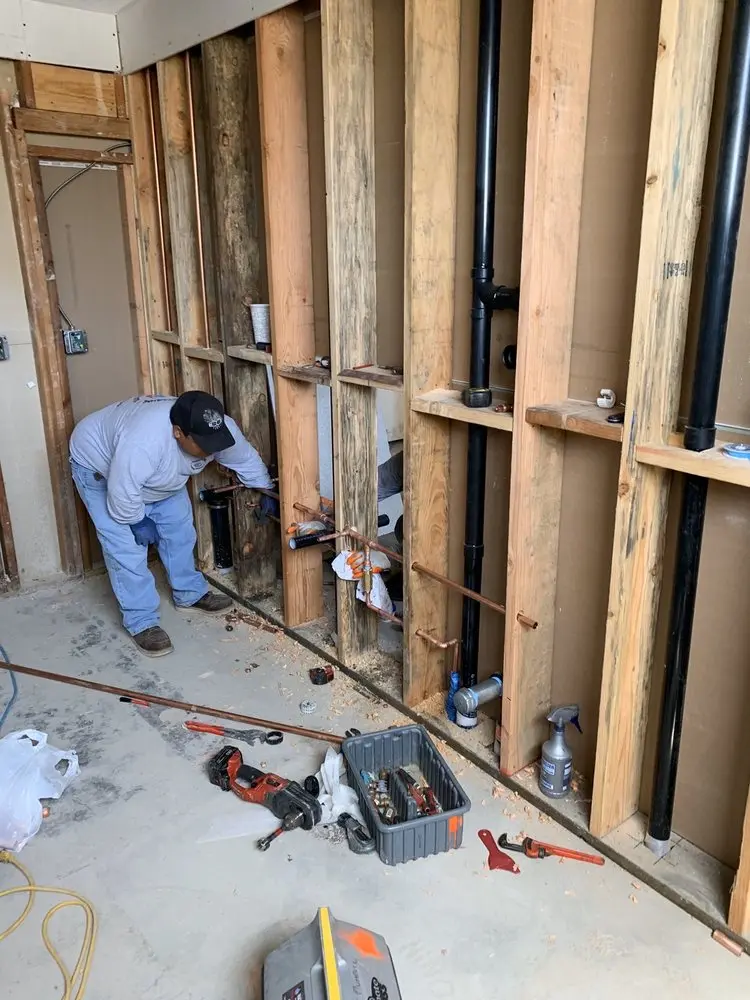 Commercial rough-in plumbing for Trenchless Sewer Repair in Oak Forest